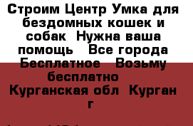 Строим Центр Умка для бездомных кошек и собак! Нужна ваша помощь - Все города Бесплатное » Возьму бесплатно   . Курганская обл.,Курган г.